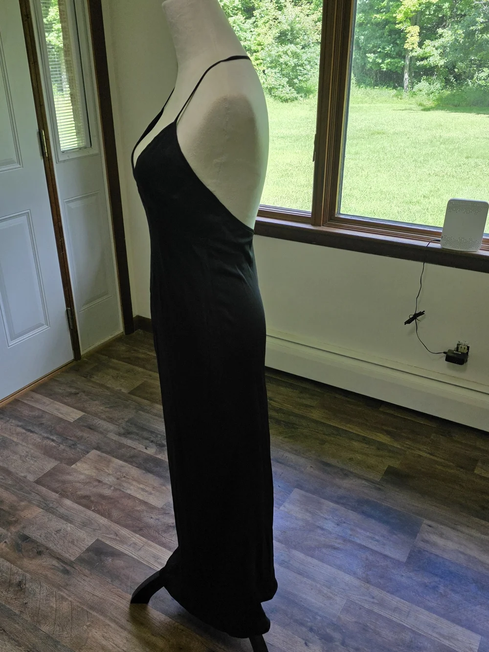 A&F Julia Slip Tie-Back Maxi Dress from Abercrombie & Fitch, Lined